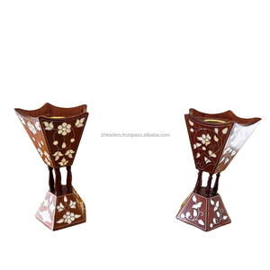 Quemador de Incienso Árabe Bakhoor Hecho a Mano con Incrustaciones de Madera, Lujoso Soporte Decorativo para Incienso para Eid, Ramadán y Decoración del Hogar - Product Image 2