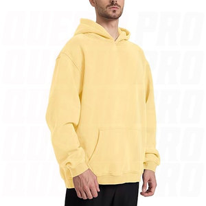 Sudadera con Capucha Oversize para Hombre y Parejas, Estilo Vintage, Lavado Ácido, Gruesa, para Uso Diario, con Bordado y Logotipo OEM - Product Image 4