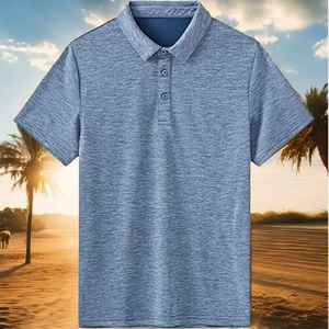 Men's Solid Color for <b>Shirt</b> Breathable Cotton/Bamboo Fiber Knitted Casual Jersey Fabric Regular Fit Customized Color Button OEM - Product Image 6