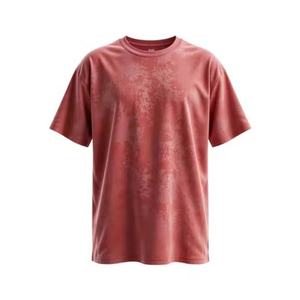 Camiseta de Jersey para Hombre, 100% Algodón, 220g, Lavado Ácido, Estilo Urbano, Sólida, Ligera, de Secado Rápido, Ropa de Verano - Product Image 2