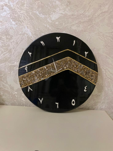 Bohemian Resin Wall <b>Clock</b> Round Analog Quartz Design Decorative Home Living Room Artistic Abstract Pattern <b>Silent</b> Timepiece - Product Image 2