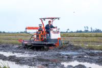 Tracteur à chenilles Hogico 3-en-1 70HP Machine agricole avec chenille en caoutchouc pour petites exploitations Best-seller