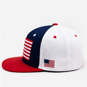Gorra de béisbol deportiva plana de 5 paneles personalizada con cierre a presión y visera curva para deportes, último diseño. - Product Image 1