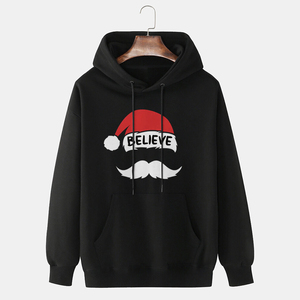Custom Autumn Warm Fleece <b>Black</b> Color Hoodies <b>Mens</b> Pullover Sweatshirts Solid Hip Hop <b>Men</b> Private Label Hoodies Streetwear - Product Image 1