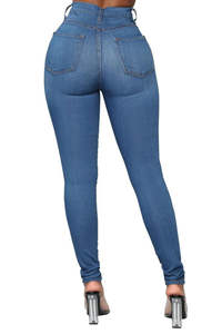 Jeans de Mezclilla Resistentes para Mujer, Logotipo Personalizado, Marca de Ropa Urbana, Fabricante OEM - Product Image 2