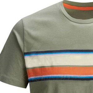 T-shirt décontracté pour homme KATBROS INDUSTRY, marque privée, respirant, en coton/fibre de bambou, coupe ample, manches courtes, confortable - Product Image 4