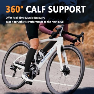 Manchons de compression personnalisés pour mollets, pour hommes et femmes, sans pieds, respirants, soutien sportif pour les jambes, pour la course et le fitness, équipement OEM en gros - Product Image 4