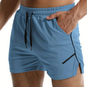 Pantalones Cortos Deportivos de Poliéster de Secado Rápido para Hombre, Transpirables, Tejidos y Estampados - Product Image 4