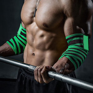 Bandes de soutien pour les coudes en gros pour l'haltérophilie intense, le CrossFit, la force athlétique, l'amélioration musculaire et les exercices de gym avancés - Product Image 3