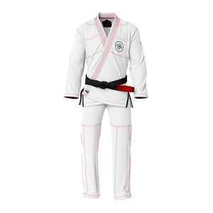 White 100% Cotton BJJ Gi Judo <b>Kimono</b> Martial Arts Uniform Custom Logo OEM ODM Low MOQ Factory Direct - Product Image 2