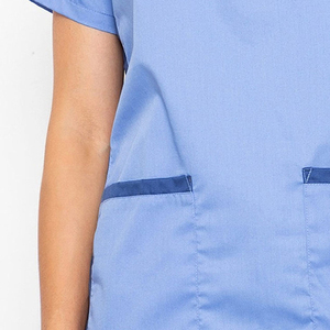 2026 Latest Arrival Unisex High Quality Short Sleeve Stylish Medical Scrubs OEM Nursing Knitted Fabric Wholesale Scrubs Design - Product Image 5