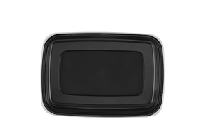 Rectangular Plastic Food <b>Container</b> With Lid Single Compartment Disposable <b>Takeaway</b> Box Minimalist Design 24oz - Product Image 2