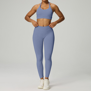 Conjunto Deportivo de 3 Piezas sin Costuras para Mujer, Ropa Deportiva para Entrenamiento, Gimnasio, Fitness, Yoga - Product Image 3