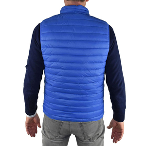 <b>Men's</b> Plain Puffer Vest Winter Woven Bomber Jacket Loose Sleeveless Gilet <b>Warm</b> Outdoor Casual <b>Clothes</b> Custom Design 2026 - Product Image 3