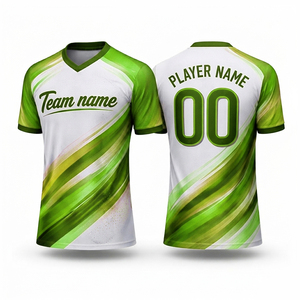 เสื้อฟุตบอลซับลิเมชั่นดีไซน์ใหม่ล่าสุดสำหรับผู้ชาย รับผลิตตามสั่ง บริการ OEM - Product Image 4