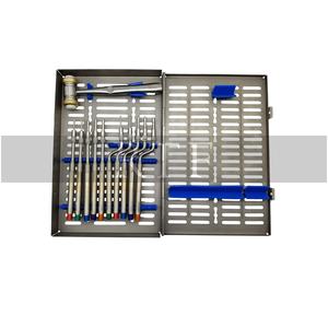 Osteotomías de punta de tornillo calibradas cóncavas de acero de 11 piezas rectas y curvas para equipo y accesorio de terapia Manual de elevación sinusal - Product Image 3