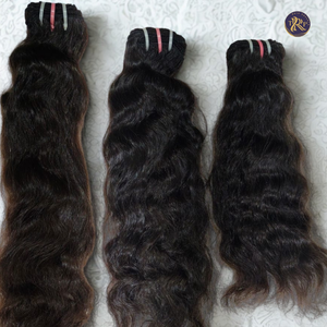 Venta al por mayor de alta calidad 100% Natural templo indio virgen pelo humano onda del cuerpo crudo y estilos rectos rizados de la India - Product Image 3