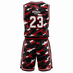 Tenues de basketball personnalisées pour équipes – Design sur mesure, vente en gros, excellente qualité, séchage rapide, 100 % polyester - Product Image 4