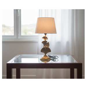 Base de lampe de table en aluminium en forme de feuille de Ginkgo sans abat-jour, lampe de chevet décorative, lampe de couloir, décoration de salon, prix de gros - Product Image 3