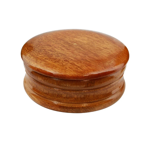 Shave Edge 1PC Cuenco de afeitar de madera de nogal para barbero, portátil, inalámbrico, para jabón de afeitar húmedo - Product Image 1