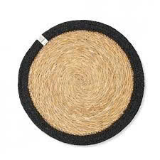 Seagrass Woven Placemat With Heat Insulating Cloud <b>Mat</b> Coaster For Dining Table Decoration For Home - Product Image 2