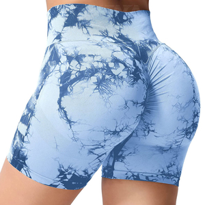 Shorts Deportivos de Cintura Alta para Mujer, sin Costuras, con Logotipo Personalizado al por Mayor, Shorts de Gimnasio, Venta Directa de Fábrica, Shorts Deportivos para Mujer - Product Image 6