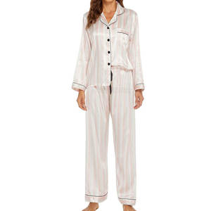 Elegante Conjunto de 2 Piezas de Algodón y Satén de Seda para Mujer, Diseño Único, Ropa de Dormir Térmica Informal, Vestido de Noche para Primavera/Verano, Conjunto de Dormir Ligero - Product Image 3