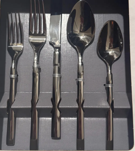 Juego de Cubiertos de Acero Inoxidable Modernos y Elegantes, Aptos para Lavavajillas, para el Hogar, Restaurantes y Servicios de Hotel - Product Image 5
