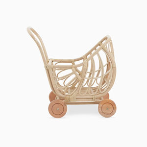 Landau de poupée en rotin fait à la main de premier choix pour enfants de 10 ans poussette pour une nuisette jouets pour enfants les plus vendus - Product Image 5