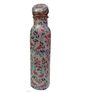 New <b>Designer</b> Water Bottle Drinking Fruit Water Bottle Drinking Juice Hotel kitchen Bottle Copper Water Bottle Supply <b>By</b> India - Product Image 3