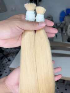 CDYHAIRVN Cabello Humano Premium a Granel Negro Natural Venta Directa de Fábrica Personalización de Color y Estilizado Doble Trama Cabello Virgen de Primera Calidad - Product Image 2