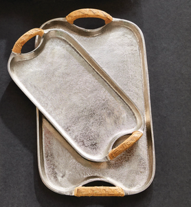 Plateau de service élégant en aluminium de haute qualité pour les dîners, les restaurants, les cuisines domestiques et la présentation des aliments. - Product Image 3