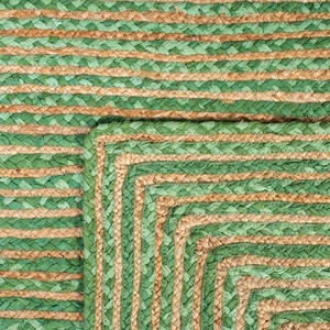 Alfombra de Yute 100% Natural Tejida a Mano, Alfombra Bohemia Decorativa para el Hogar, Alfombras Grandes para Sala de Estar - Product Image 4