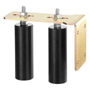 Kit Universale Regolabile in Acciaio per Cancello Scorrevole da 6FT, con Staffa a L e Rulli Rinforzati, Sistema di Scorrimento per Cancelli - Product Image 1
