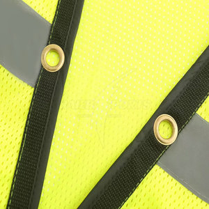 Gilet de sécurité haute visibilité en matériau durable, vêtements de travail réfléchissants, design respirant, sécurité industrielle, construction, sécurité routière, CE - Product Image 5