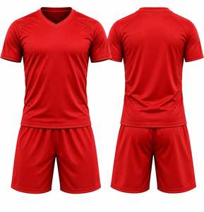 REDOLF INDUSTRIES Maillot de football blanc pour homme à col en V, kit à manches courtes, respirant, coupe athlétique, toutes saisons, couleur unie - Product Image 2