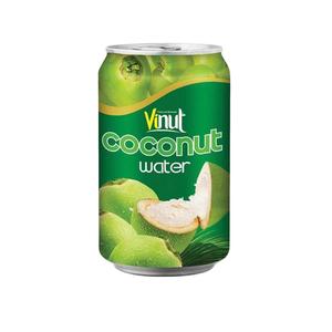 Lata de 330ml (enlatada) Agua de coco con diseño de empaque de bebidas original Distribuidores bajos en carbohidratos en Vietnam - Product Image 1