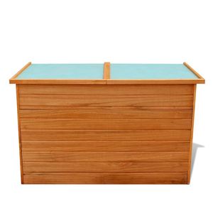 49.6 \ "x 28,3 \" x 28,3 \ "Boîte de rangement en bois pour patio Solution de rangement durable pour meubles d'extérieur - Product Image 2