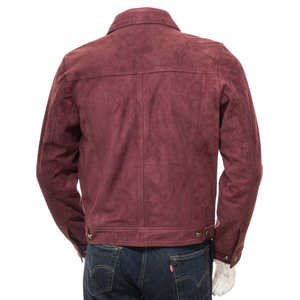 Veste d'hiver en cuir pour homme sur mesure / Veste en cuir pour homme au design unique avec manches classiques et tissu épais - Product Image 2