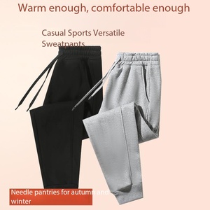 Pantalon de jogging décontracté chaud unisexe en polyester et coton, broderie personnalisée avec logo, prix usine Chine-Bangladesh, OEM - Product Image 4