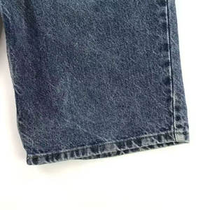 Wholesale Custom Logo 100% Cotton <b>Jogging</b> <b>Denim</b> Shorts High Quality Baggy Style Elastic Waist Washed <b>Denim</b> Shorts - Product Image 4