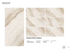 Losa de Porcelana Texturizada de Lujo de 600x1200 mm, 60x120 cm, 24x48 Pulgadas, Superficie Decorativa Grande para Espacios Residenciales y Comerciales Elegantes - Product Image 2