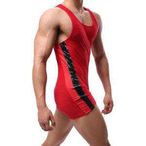 <b>Men</b> Lightweight Wrestling <b>Singlets</b> Breathable Fabric <b>For</b> Training Practice Gym Workout And Sports Competition Use <b>Men</b> Wear - Product Image 2