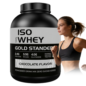 เวย์โปรตีนไอโซเลทสำหรับผู้ใหญ่มาตรฐานเยอรมัน ISO  0 กรัมน้ำตาล 0 กรัมไขมัน ช่วยเพิ่มความหนาแน่นของกระดูก รสวานิลลา - Product Image 1