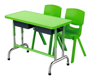 Bureau à deux places (réglable) avec deux compartiments de rangement - Product Image 3