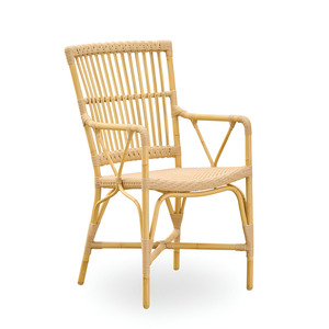 Decor furnishings natural rattan <b>cane</b> accent <b>chair</b> wooden <b>chairs</b> for hotel resort restaurant - Product Image 5