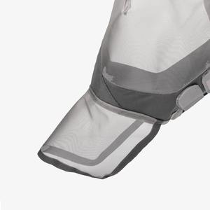 Voile anti-mouches pour cheval à mailles fines, couvrant tout le museau, avec protection longue pour le nez et oreilles en tissu - Product Image 3