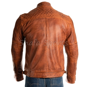 Factory Direct Sale <b>Men</b> <b>Leather</b> <b>Jacket</b> Supply Cheapest Price Competitive Price And Best Price <b>Men</b> <b>Leather</b> <b>Jacket</b> - Product Image 4