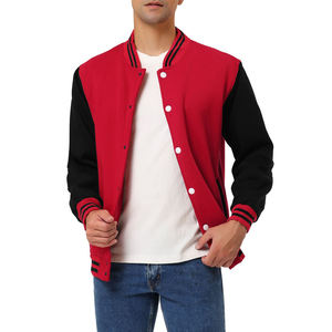 Custom Embroidery Patches Varsity <b>Jackets</b> for Men Wool Sleeves Varsity <b>Jacket</b> in Quality Two-tone Snap-button Plaid-<b>lined</b> <b>Jacket</b> - Product Image 5