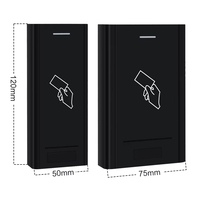 Lecteur de cartes d'accès RFID NFC étanche double fréquence OEM ODM en gros 125kHz 13.56MHz compatible OSDP, approvisionnement en vrac direct usine